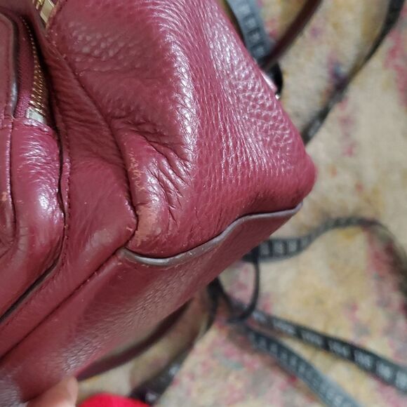 Kate Spade Burgundy Backpack Textured Leather Adjustable Straps main image 12